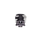 Kompletter Zylinder mit Kolben 40 mm für chinesische Motorsensen und Motorsensen aus dem Hobbymarkt mit einem Hubraum von 43 ccm