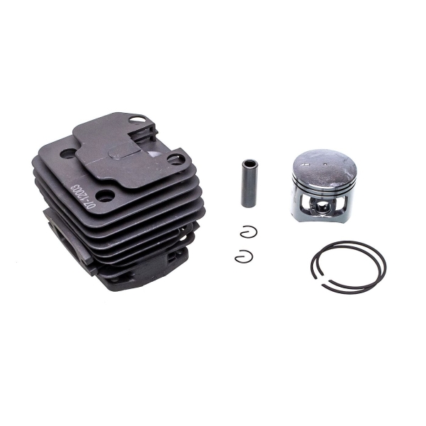 Kompletter Zylinder mit Kolben 43 mm für Chinasägen und Sägen aus dem Hobbymarkt mit einem Hubraum  45 ccm - 58 ccm