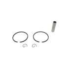 Kompletter Zylinder mit Kolben 44 mm für chinesische Motorsensen und Freischneider aus dem Hobbymarkt mit einem Hubraum von 52 ccm