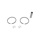 Kompletter Zylinder mit Kolben 44 mm für chinesische Motorsensen und Freischneider aus dem Hobbymarkt mit einem Hubraum von 52 ccm