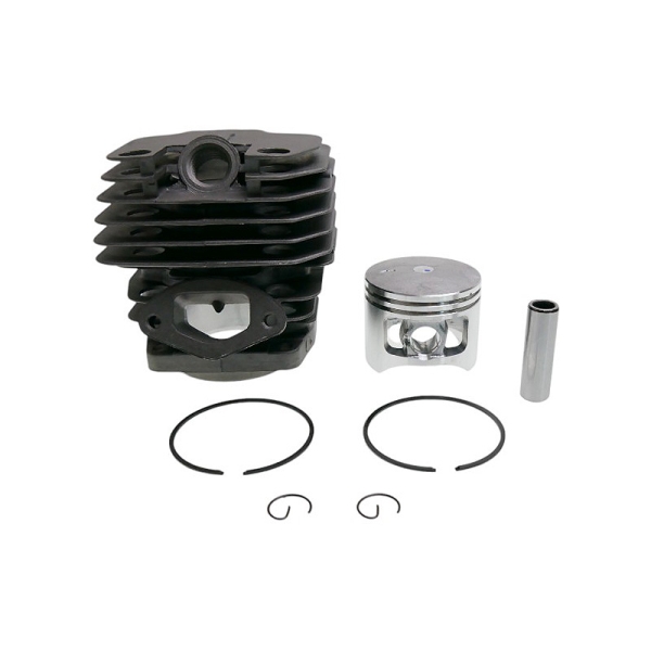 Kompletter Zylinder mit Kolben 45,2 mm für Chinasägen und Sägen aus dem Hobbymarkt mit einem Hubraum von 58 ccm