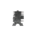Kompletter Zylinder mit Kolben für Freischneider Husqvarna 124R 128R 124C 128C Jonsered BC2128 CC2128 GT2128C GT2125 McCulloch B28B 35 mm (OEM 545008082)