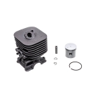 Kompletter Zylinder mit Kolben für Freischneider Husqvarna 125R 125RJ 124C 124L 125C Jonsered BC2126 CC2126 GC2126C GT2126 35 mm (OEM 545001001)