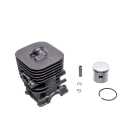 Kompletter Zylinder mit Kolben für Freischneider Husqvarna 125R 125RJ 124C 124L 125C Jonsered BC2126 CC2126 GC2126C GT2126 35 mm (OEM 545001001)