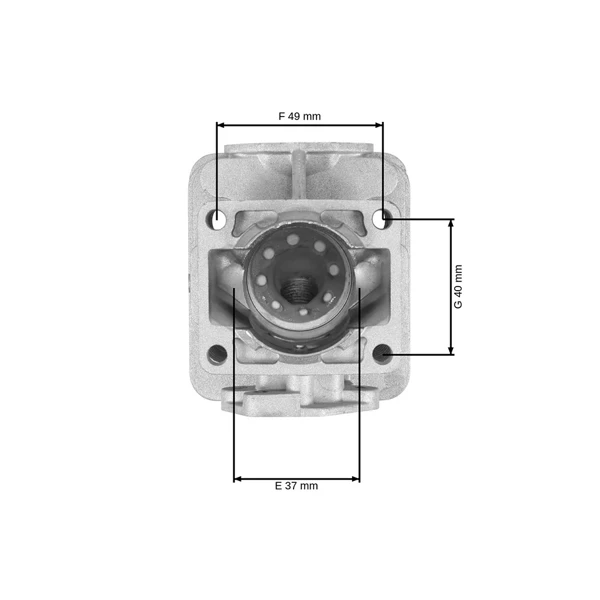 Kompletter Zylinder mit Kolben für Freischneider Husqvarna 236R 532RBS 36 mm (OEM 512272201)