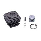 Kompletter Zylinder mit Kolben für Freischneider OLEO-MAC Oleomac Sparta 42 42S 44 44FE 44S 440BP 440T BCF420 Efco DSF4200 STARK 42 42IC 44 40 mm (OEM 61202022)