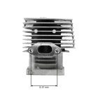 Kompletter Zylinder mit Kolben für Freischneider Stihl BT120C BT121 BT121-Z FS120 FS120R KA120 KA120R 35 mm (OEM 41340201213)