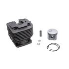 Kompletter Zylinder mit Kolben für Freischneider Stihl FR350 FR450 FR480 FR480C FS400 FS450 FS480 SP451 SP481 44 mm (OEM 41280201202)