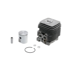 Kompletter Zylinder mit Kolben für Freischneider Stihl FS 38 2-Mix FS 55 2-Mix 34 mm Zündkerzengewinde M14 (41400201203 4140-020-1203)