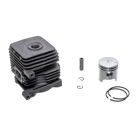 Kompletter Zylinder mit Kolben für Freischneider Stihl FS38 FS45 FS45L FS46 FS46C FS55 FS55R HL45 SH55 SH85 FC55 HS45 BG45 BG46 BG55 BG65 34 mm (OEM 41400201202)