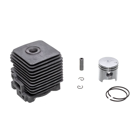 Kompletter Zylinder mit Kolben für Freischneider Stihl FS38 FS45 FS45L FS46 FS46C FS55 FS55R HL45 SH55 SH85 FC55 HS45 BG45 BG46 BG55 BG65 34 mm (OEM 41400201202)