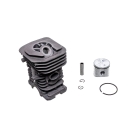 Kompletter Zylinder mit Kolben für Husqvarna 141 141 LE 142 Jonsered 2036 2040 CS2040 Kettensägen 40 mm (OEM 530069941)