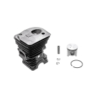 Kompletter Zylinder mit Kolben für Husqvarna 340 345 Jonsered 2141 2145 CS2141 CS2145 Kettensägen 40 mm (OEM 503870274)