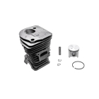 Kompletter Zylinder mit Kolben für Husqvarna 340 345 Jonsered 2141 2145 CS2141 CS2145 Kettensägen 40 mm (OEM 503870274)