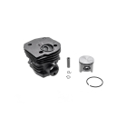 Kompletter Zylinder mit Kolben für Husqvarna 346XP 350 351 353 Jonsered 2150 CS2150 CS2147 CS2152 Kettensägen 44 mm (OEM 537253002)