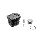 Kompletter Zylinder mit Kolben für Husqvarna 346XP 350 351 353 Jonsered 2150 CS2150 CS2147 CS2152 Kettensägen 44 mm (OEM 537253002)