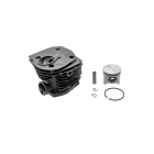 Kompletter Zylinder mit Kolben für Husqvarna 346XP 350 351 353 Jonsered 2150 CS2150 CS2147 CS2152 Kettensägen 44 mm (OEM 537253002)