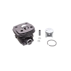 Kompletter Zylinder mit Kolben für Husqvarna 357XP 359 Jonsered 2159 CS2156 CS2159 Kettensägen 47 mm (OEM 537157302)