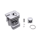 Kompletter Zylinder mit Kolben für Husqvarna 40 45 49 240R 245R Jonsered GR41 GR44 GR50 RS44 2041 2045 2050 40 mm (OEM 506010607)