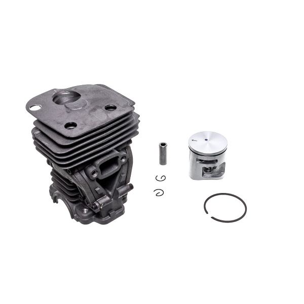 Kompletter Zylinder mit Kolben für Husqvarna 445 445E 450 450E 450 Rancher Jonsered CS2245 CS2250 S 44 mm Kettensägen (OEM 544119802)