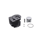 Kompletter Zylinder mit Kolben für Husqvarna 51 55 55 Rancher Kettensägen 45 mm (OEM 503168301)