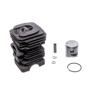 Kompletter Zylinder mit Kolben für Kettensägen Husqvarna 120 Mark II 230 235 235E 236 240 240E Jonsered CS2234 CS2238 McCulloch CS340 CS380 39 mm (OEM 545050418)