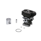 Kompletter Zylinder mit Kolben für Kettensägen Husqvarna 130 135 Mark II 39 mm (OEM 591465701)