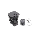 Kompletter Zylinder mit Kolben für Kettensägen Husqvarna 135 135E 140 140E 435 435E 440 440E Jonsered CS2240 CS2240 IICS2240 S II 41 mm (OEM 504735101)