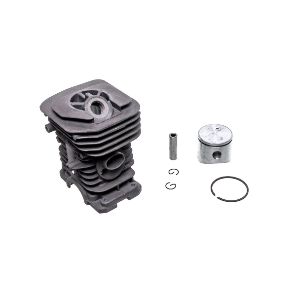 Kompletter Zylinder mit Kolben für Kettensägen Husqvarna 141 142 Jonsered 2040 CS2040 40 mm (OEM 530069941)