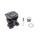 Kompletter Zylinder mit Kolben für Kettensägen Husqvarna 141 142 Jonsered 2040 CS2040 40 mm (OEM 530069941)