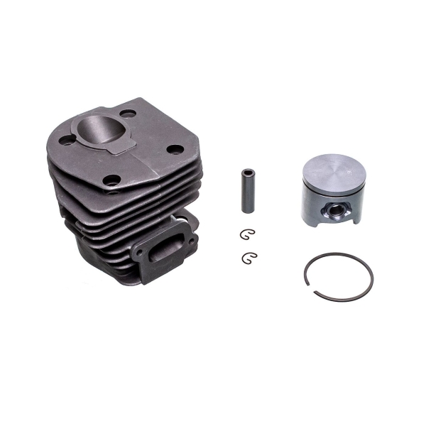 Kompletter Zylinder mit Kolben für Kettensägen Husqvarna 340 340 E 345 351 Jonsered 2145 2150 CS2145 CS2150 Nikasil 44 mm (OEM 503869971 537253002)