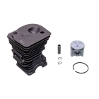 Kompletter Zylinder mit Kolben für Kettensägen Husqvarna 340 345 350 Jonsered CS2141 CS2145 CS2150 44 mm (OEM 503870274 503870276 503870275)