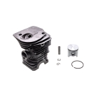 Kompletter Zylinder mit Kolben für Kettensägen Husqvarna 340 345 Jonsered 2141 2145 CS2141 CS2145 40 mm (OEM 503870274)