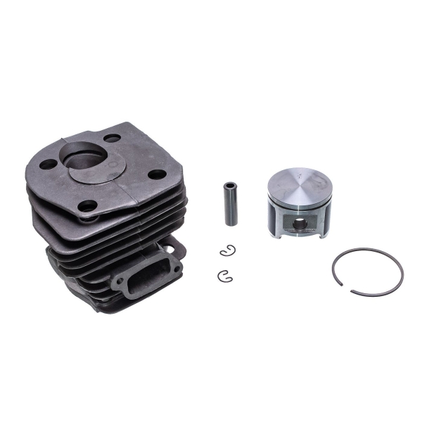 Kompletter Zylinder mit Kolben für Kettensägen Husqvarna 346XP 353 353 EPA Jonsered CS2147 CS2152 Nikasil 45 mm (OEM 537253102 537253104)