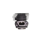 Kompletter Zylinder mit Kolben für Kettensägen Husqvarna 346XP 353 353 EPA Jonsered CS2147 CS2152 Nikasil 45 mm (OEM 537253102 537253104)
