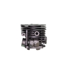 Kompletter Zylinder mit Kolben für Kettensägen Husqvarna 346XP 353 353 EPA Jonsered CS2147 CS2152 Nikasil 45 mm (OEM 537253102 537253104)
