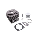 Kompletter Zylinder mit Kolben für Kettensägen Husqvarna 357XP 359 Jonsered 2159 CS2156 CS2159 47 mm (OEM 537157302)