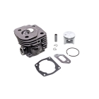 Kompletter Zylinder mit Kolben für Kettensägen Husqvarna 357XP 359 Jonsered 2159 CS2156 CS2159 47 mm (OEM 537157302)