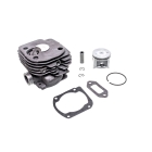 Kompletter Zylinder mit Kolben für Kettensägen Husqvarna 362 365 365H Jonsered 2165 CS2165 48 mm (OEM 503939005)