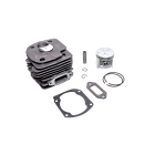 Kompletter Zylinder mit Kolben für Kettensägen Husqvarna 362XP 371XP 372XP 371K Jonsered 2063 2071 2163 2171 CS2163 CS2171 50 mm (OEM 503939372)