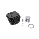 Kompletter Zylinder mit Kolben für Kettensägen Husqvarna 365 X-Torq Jonsered CS2166 50 mm (OEM 575774102)