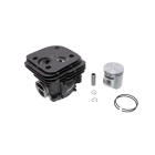 Kompletter Zylinder mit Kolben für Kettensägen Husqvarna 365 X-Torq Jonsered CS2166 50 mm (OEM 575774102)