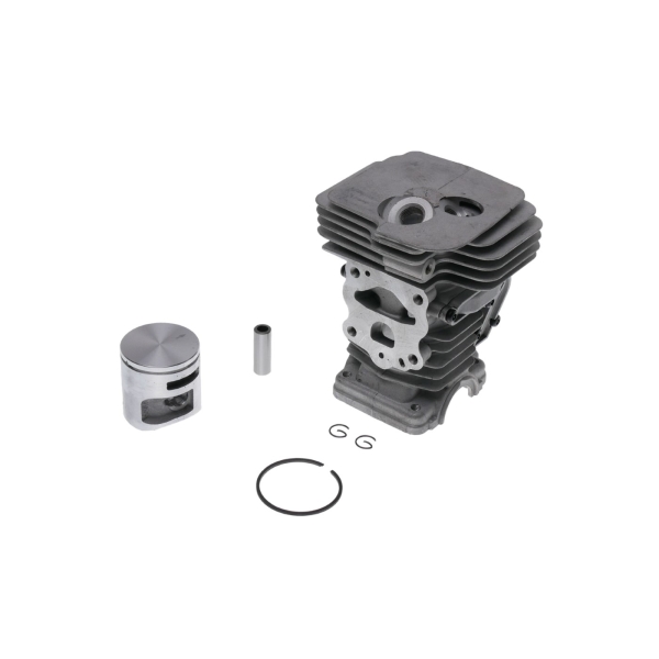 Kompletter Zylinder mit Kolben für Kettensägen Husqvarna 445 445E 450 450E 450 Rancher Jonsered CS2245 CS2250 S 42 mm (OEM 544119902)
