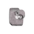 Kompletter Zylinder mit Kolben für Kettensägen Husqvarna 445 445E 450 450E 450 Rancher Jonsered CS2245 CS2250 S 44 mm (OEM 544119802)
