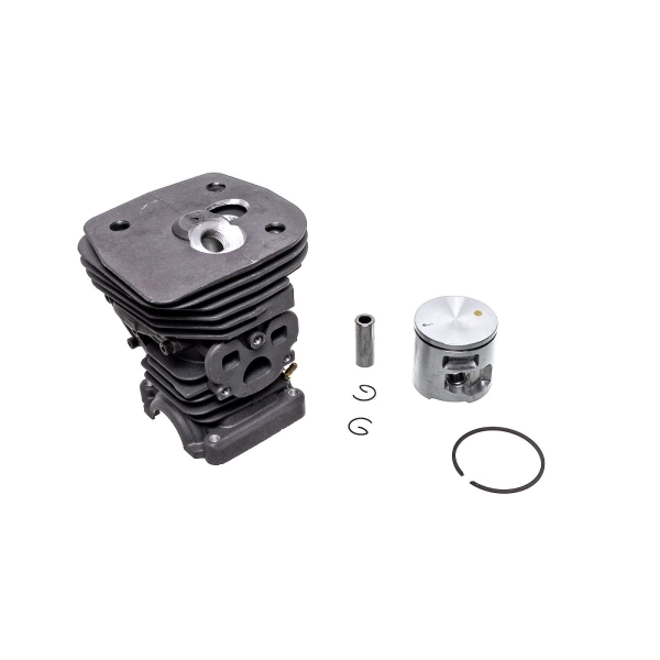 Kompletter Zylinder mit Kolben für Kettensägen Husqvarna 455 455E 455 Rancher Jonsered CS2255 47 mm (OEM 537320402)