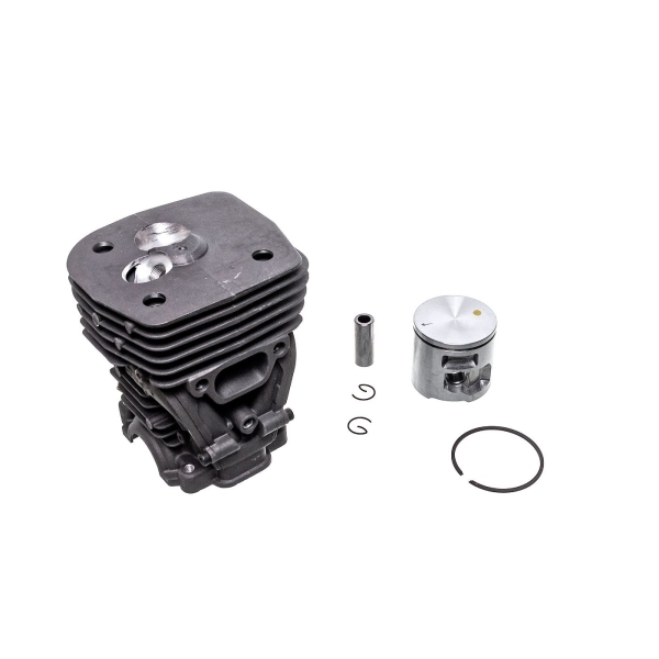 Kompletter Zylinder mit Kolben für Kettensägen Husqvarna 455 455E 455 Rancher Jonsered CS2255 47 mm (OEM 537320402)