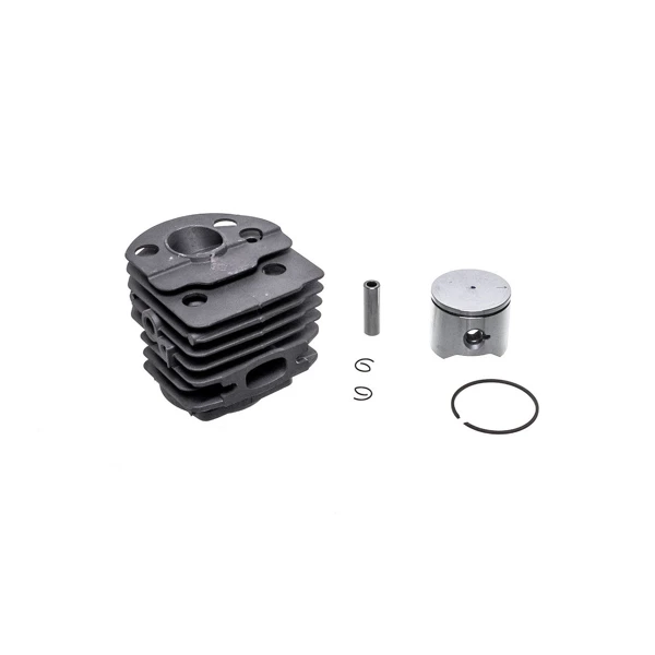Kompletter Zylinder mit Kolben für Kettensägen Husqvarna 51 55 55 Rancher 45 mm (OEM 503168301)