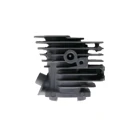 Kompletter Zylinder mit Kolben für Kettensägen Husqvarna 51 55 55 Rancher 45 mm (OEM 503168301)