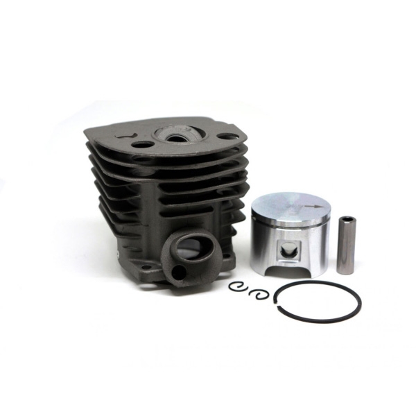 Kompletter Zylinder mit Kolben für Kettensägen Husqvarna 51 55 55 Rancher 46 mm (OEM 503609171)