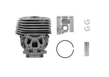 Kompletter Zylinder mit Kolben für Kettensägen Husqvarna 545 545XP 550 550XP Jonsered CS2252 CS2253 (OEM 577764708 577764706)